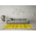 thumbnail image 3 of Ahgly Company Indoor Rectangle Persian Yellow Traditional Area Rugs, 6' x 9', 3 of 4