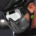 thumbnail image 4 of Máscara facial unisex para exteriores para carreras, gafas de sol con lentes grises, resistentes al viento y a la niebla, gafas de moto, 4 of 8