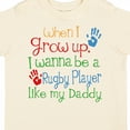 thumbnail image 4 of Inktastic Rugby Player Like Daddy Boys or Girls Toddler T-Shirt, 4 of 5