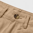 thumbnail image 5 of Womens Solid Color Bermuda Cargo Shorts Women Elastic High Waist Pockets Shorts Summer Casual Sport Khaki XL(XL), 5 of 9