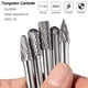 thumbnail image 4 of Kit de Fresas de Carburo de 1/4, Broca de Molienda con Vástago de 1/4, Broca para Herramienta Rotativa de Metal, , Soldadura, Desbarbado de Piedra y Madera, 4 of 8