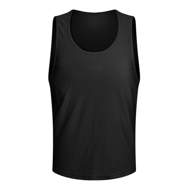Zhuashum Débardeurs pour Garçons de 3 à 9 Ans Sans Manches Col Rond Couleur Unie Tee Printemps Mignon Noir