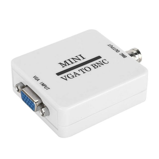 ASHATA VGA a BNC Converter, Mini HD VGA a BNC 1920 X para videoconferencia Home Theater TV Conversió