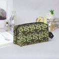 thumbnail image 6 of Uemuo Green Snake Pattern Portable Toiletry Bags with Handle, Waterproof travel Make up Bags for Women, Large Capacity Travel Cosmetic Bags, 6 of 9