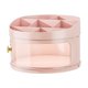 thumbnail image 5 of Caja organizadora de maquillaje, joyero, caja de cosméticos para escritorio, cajón organizador pequeño y rosa, 5 of 9