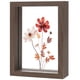 thumbnail image 1 of Marco de flores secas prensadas de madera, marco de fotos acrílico doble de 3.5 x 5 pulgadas para flores secas/mesa/DIY/artesanías [Color nogal], 1 of 7