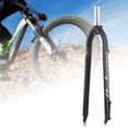 thumbnail image 3 of Horquilla de bicicleta de montaña, freno de disco de aleación de aluminio de 26/27, 5/29 ", horquilla rígida recta para bicicleta de montaña, Gris Soledad horquillas de bicicleta de montaña, 3 of 8