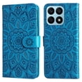 thumbnail image 4 of Funda tipo cartera GANGXUN para Honor X8A , diseño girasol, cuero PU, soporte, cierre magnético, tarjetero, 4 of 5