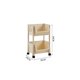 thumbnail image 4 of Portable Bookshelf Multi-functional With Wheels Storage Rack Living Room Home Home, 4 of 5