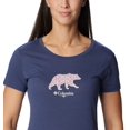 thumbnail image 4 of Columbia Women's Daisy Days Short Sleeve Graphic Tee, Nocturnal/Bearly Polarized, X-Large, 4 of 9
