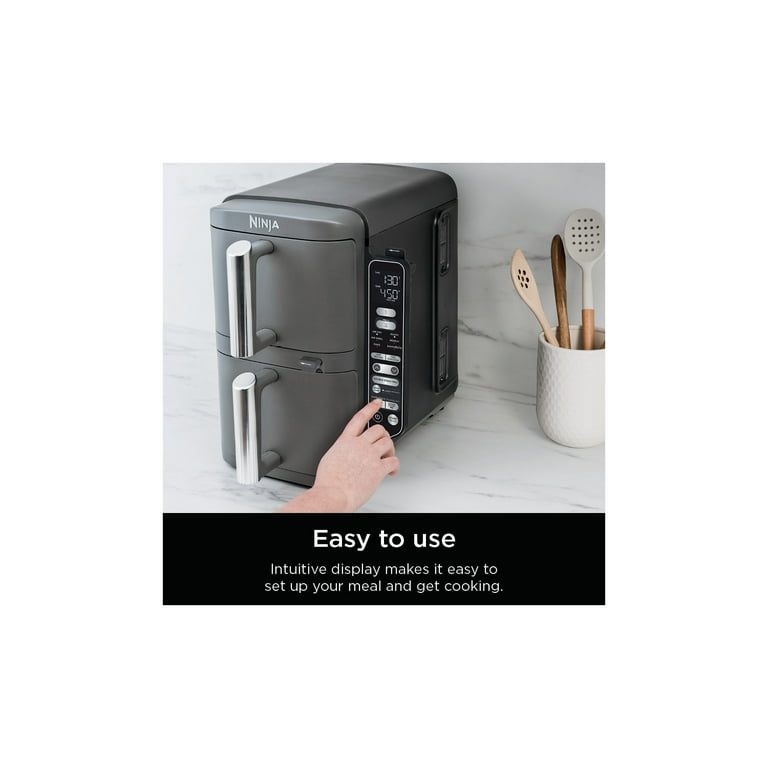 Ninja DoubleStack Smart XL 10-Qt Air Fryer, Space Saving Design  display picture 1