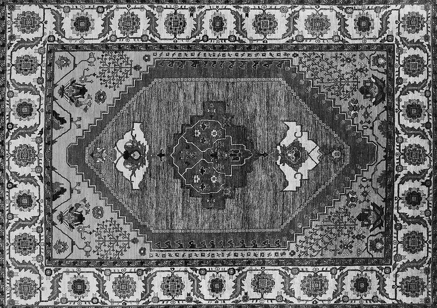 Ahgly Company Indoor Rectangle Oriental Gray Industrial Area Rugs, 7' x