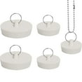 thumbnail image 1 of 4 Rubber Bath Plugs Universal Sink 38/43mm Basin Bathroom Kitchen Drain Stopper, 1 of 7