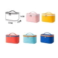 thumbnail image 2 of Portable Female Macaron Color Makeup Cases Large Capacity Travel Makeup Bag Toiletry Bag Cosmetic Organizer Storage Pouch DARK BLUE, 2 of 8
