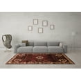 thumbnail image 3 of Ahgly Company Indoor Round Persian Brown Traditional Area Rugs, 6' Round, 3 of 4