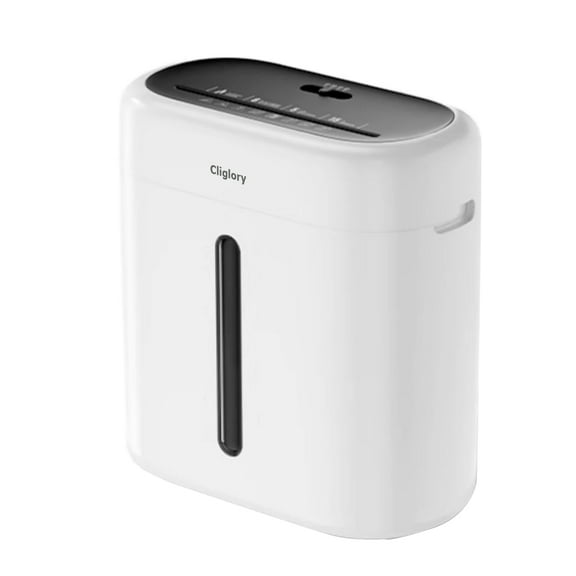 Cliglory Paper shredding machines, Shredder for Home Use, 8-Sheet Strip Cut Paper Shredder,Also Shred Card/Staple,Small Mini Document Shredder