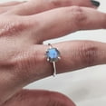 thumbnail image 5 of Hexagon Labradorite Ring, 925 Sterling Silver Ring, Women Ring, Natural Labradorite, Birthstone, Christmas, Thanksgiving, Tiny Dainty Ring, Handmade, Statement Jewelry, Wedding, Anniversary Gift, 5 of 8