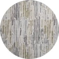 thumbnail image 2 of Addison Rugs Mayfield Premium Machine Washable Transitional Stripes Beige Round Rug, 8' X 8' Machine Washable Transitional Stripes Beige Oversized Sherpa Throw Blanket, 2 of 6
