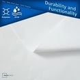 thumbnail image 4 of (2 pack) Mainstays White Table Pad 70" Round, 4 of 9