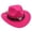 Hot Pink, variant on Dmsael Cowboy Hats Kids Toddler Cowgirl Hat for Boys Girls Child Baby Accessories Western Birthday Party Hat