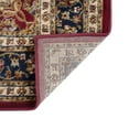 2x3 Transitional Red Small Area Rug, Throw Mat for Indoor Entry Ideal