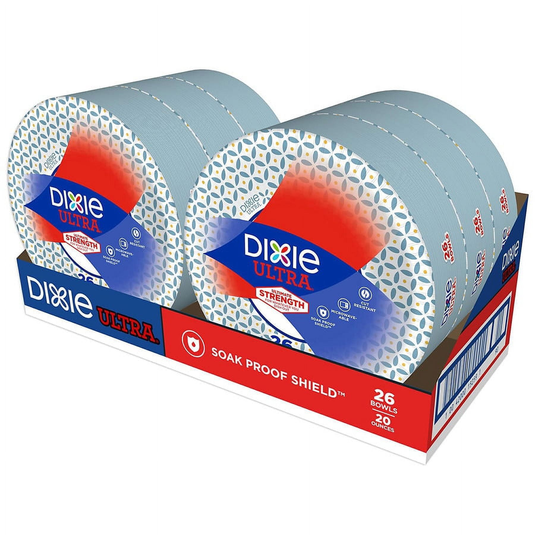 Dixie Ultra Paper Bowls 20 Oz Disposable Bowl 108 Pack (No Ship To CA)