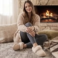thumbnail image 2 of Ecetana Women's Cozy Slippers Memory Foam Fuzzy Slipper Anti-slip House Shoes, 2 of 6