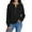 Black, variant on Sweaters for Women, Womens V Neck Long Sleeve Sweatshirts Half Button Soft Knit Lightweight Pullover Fashion Fall Clothes Grey M