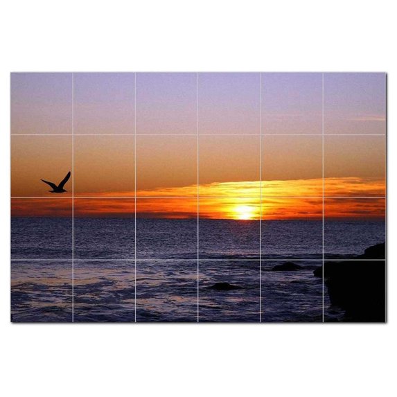 Bird Photo Ceramic Tile Mural Kitchen Backsplash Bathroom Shower, 404083-XL64