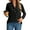 Black, variant on JYLFC Women Long Sleeve Henley Shirts with Button 2025 Fall Dressy Casual V Neck Tops Trendy Blouses White L