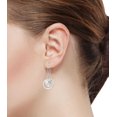 thumbnail image 2 of 925 Silver Earring For Women - Teens White Freshwater Pearl Stone Silver Drop Dangle Earrring April Birthstone Fashion Silver Earrings Gift For Women On Anniversary 925 Gemstone Silver Jewelry, 2 of 4