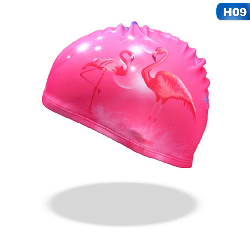 childrens fabric swimming hat