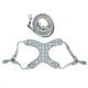 thumbnail image 4 of Correa De Arnés Para Perros, Chaleco Reflectante De Poliéster Para Perros Arneses Correa Ajustable Para El Cuello Del Pecho Del Animal Doméstico Juego De Correas De Arnés Para Amonsee No, 4 of 7