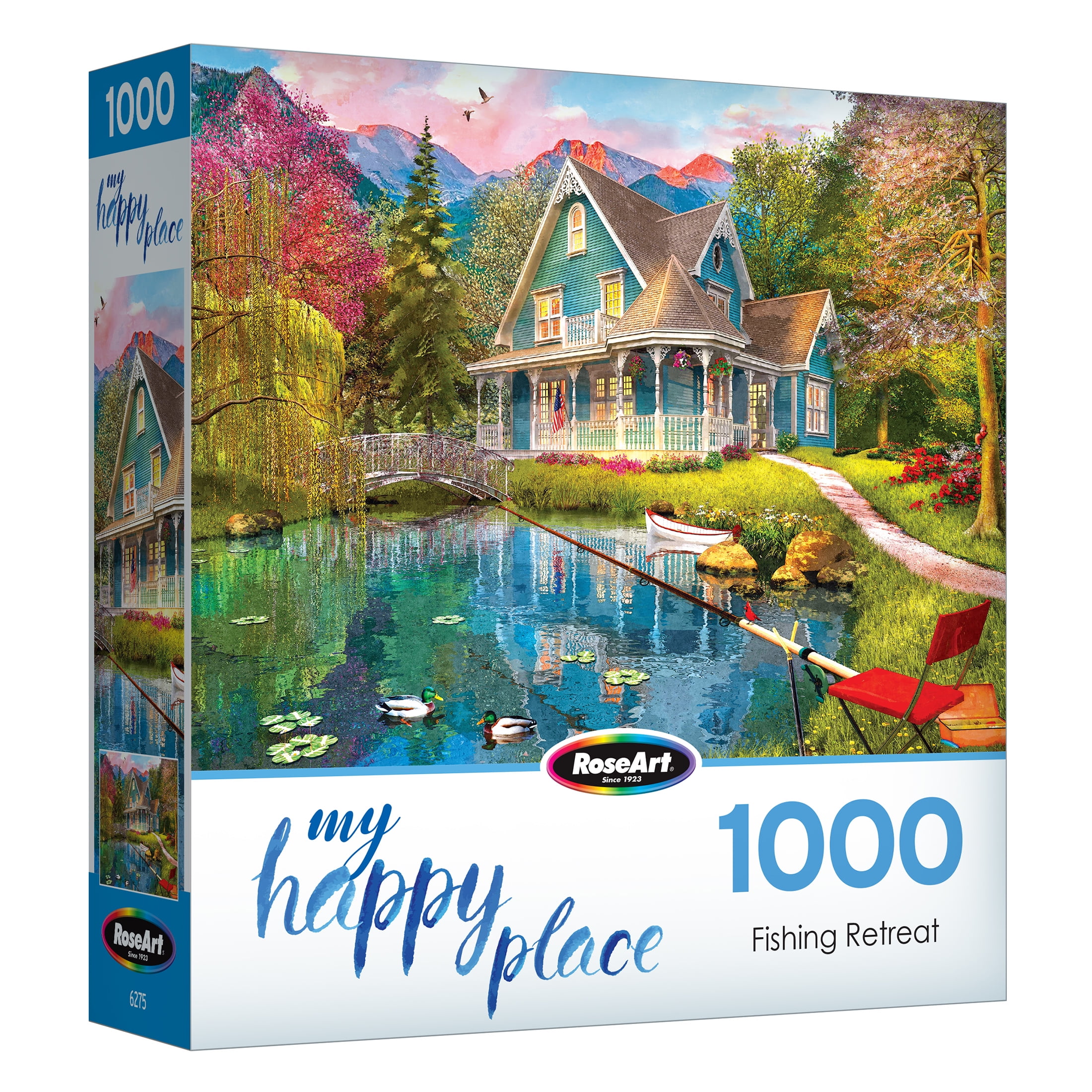 RoseArt - Favorite Places - Fishing Retreat - 1000 Piece Jigsaw Puzzle for Adults