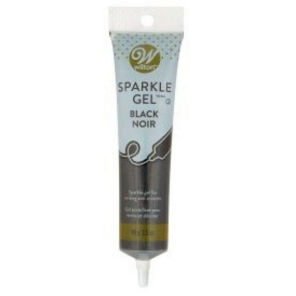 Gel décoratif scintillant noir Wilton Gel scintillant noir