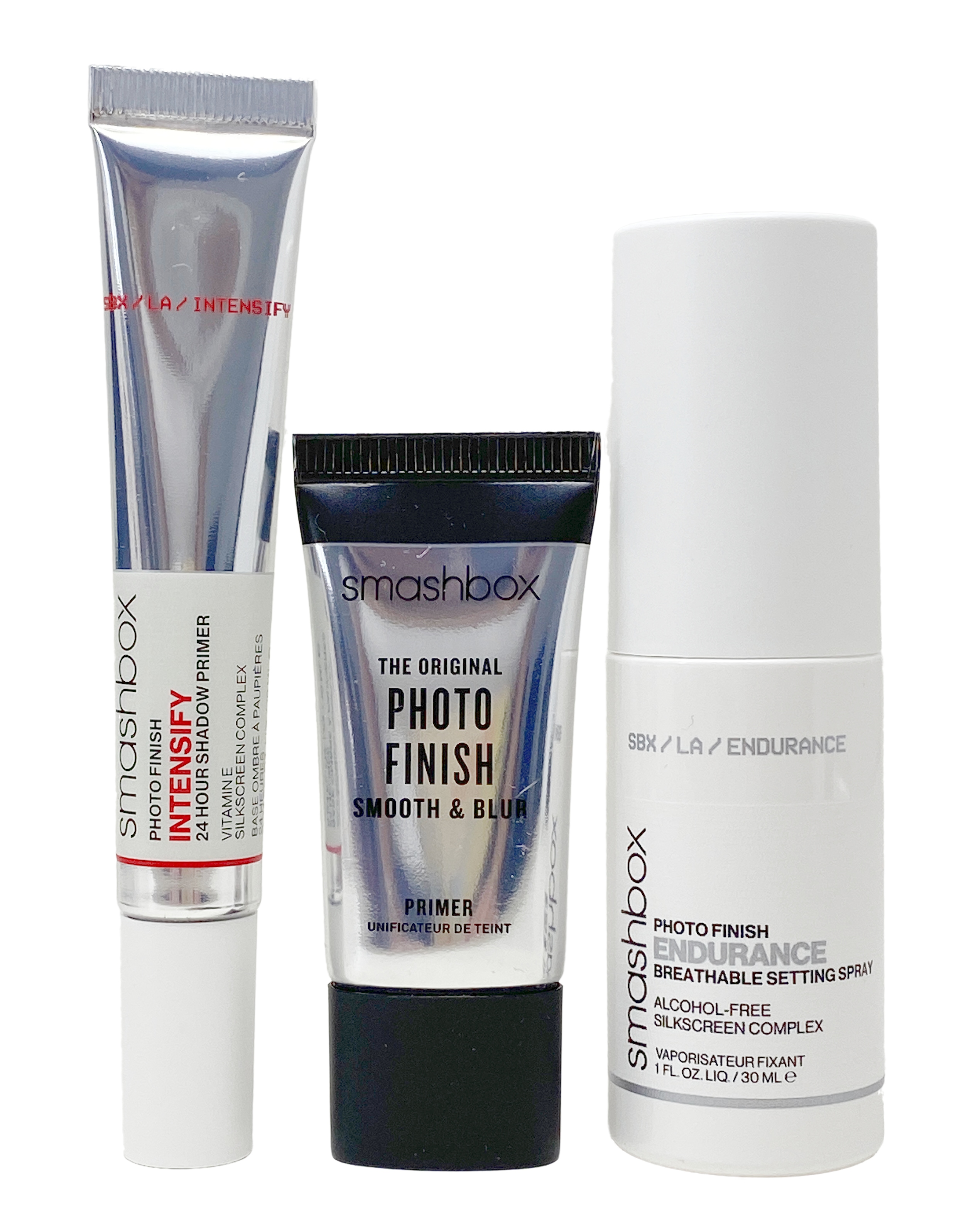 Smashbox On-Set Essentials: Prime + Set - Photo Finish Primer, Shadow Primer, and Setting Spray