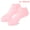Pink, variant on 1Pair Silicone Moisturizing Gel Heel Socks Cracked Foot Skin Care Protector