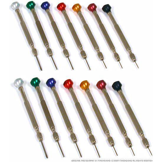 FindingKing 14 Screwdriver Set Watch Optical Euro Tool Screw Link
