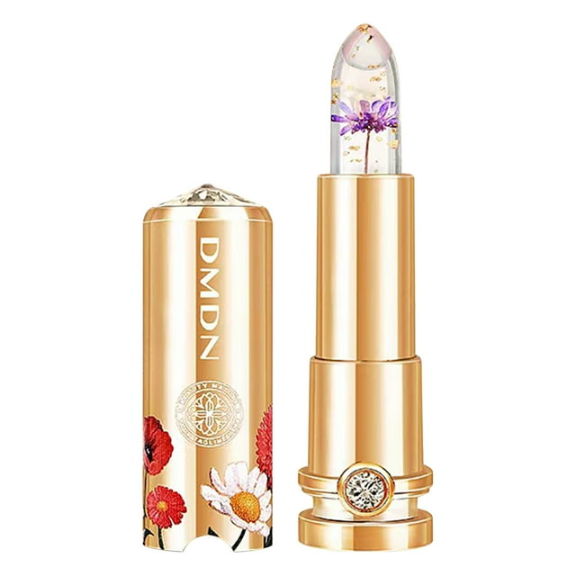 Pisexur Belleza Maquillaje El lápiz labial que cambia de color con Fresh Flower Jelly no se decolora fácilmente, no se seca y puede nutrir y reparar las grietas rojas.para mujeres y hombres
