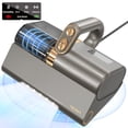 thumbnail image 1 of Aspiradora de mano ligera Teant para colchones con luz UV-C de 253,7 nm, filtro HEPA y calefacción de 140 ℉, succión potente de 500 W y 15 kPa, diseño de doble copa para camas y pelos de mascotas., 1 of 5
