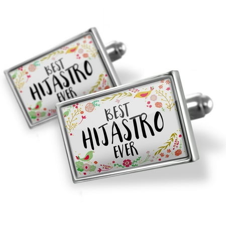 Cufflinks Happy Floral Border Hijastro - NEONBLOND