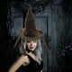 thumbnail image 4 of Sombrero de mago de escena de sombrero de bruja de Harry Potter de Halloween, 4 of 8
