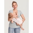 thumbnail image 2 of Maternity Shirts Short Sleeve Nursing & Pregancy Tops Summer Casual T-shirts Cotton Ribbed, 2 of 5