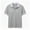 Gray #016, variant on Polo Shirts for Women Summer Collared V Neck Short Sleeve Shirts Dressy Casual Button Down Lightweight Side Split Golf Shirt, 2XL