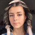 thumbnail image 5 of Rizador de pelo sin calor para cabello largo, rulos de cinta de seda sin calor para un peinado cómodo durante la noche, color negro., 5 of 5