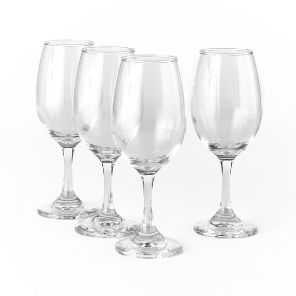 Wine and Beverage Serving Glass - 13 oz. - Red and White Wine - Set of 4