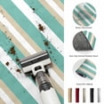 thumbnail image 5 of Area Rugs 2.7'x5', Turquoise Khaki Striped Carpet Runner Indoor Outdoor Rugs Home Decor Aesthetic, Modern Minimalism Abstract Art Non Slip Mats Washable Accent Rug for Living Room Bedroom, 5 of 8