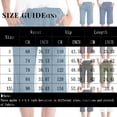 thumbnail image 3 of Inglocry Bermuda Shorts for Women 2026 High Waisted Drawstring Trendy Stretchy Denim Shorts Knee Length Cutoff Loose Fit Long Short Pants Wine 2XL, 3 of 5
