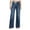 Blue, variant on YDFCWXW Wide Leg Jeans for Woman High Waisted Trendy Pull On Elastic Waist Drawstring Stretchy Denim Jean Pants with Pockets Blue, XXL