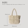 thumbnail image 4 of Bolsos de mano casuales coreanos tipo globo para mujer, bolsos y carteras de diseñador de lujo, novedad de 2023, en tela de poliéster de gran capacidad para el hombro, 4 of 5